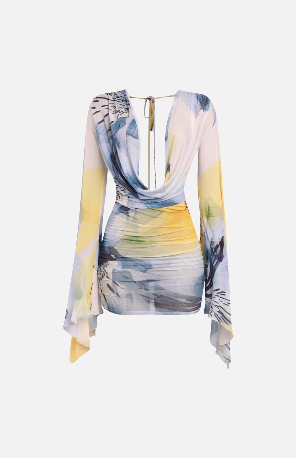 Villa Blvd Deep Breeze Open Back Dress