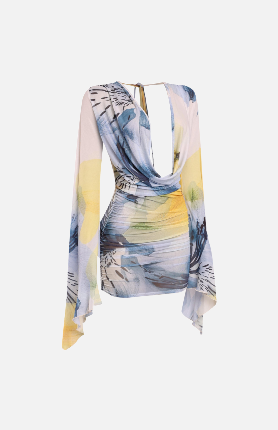 Villa Blvd Deep Breeze Open Back Dress