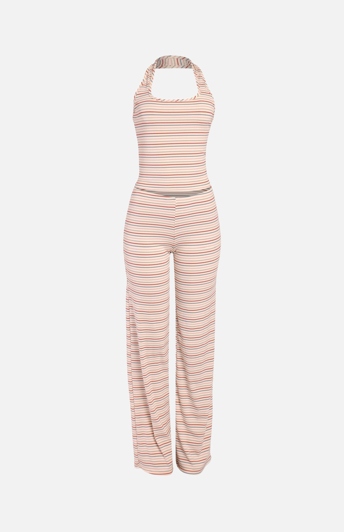 Villa Blvd Halter Stripe Pants Set ☛ Multiple Colors Available ☚