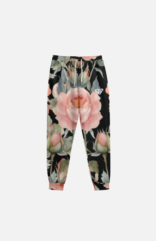 Villa Blvd ⱯPEX Diamond Blush Floral Accent Joggers