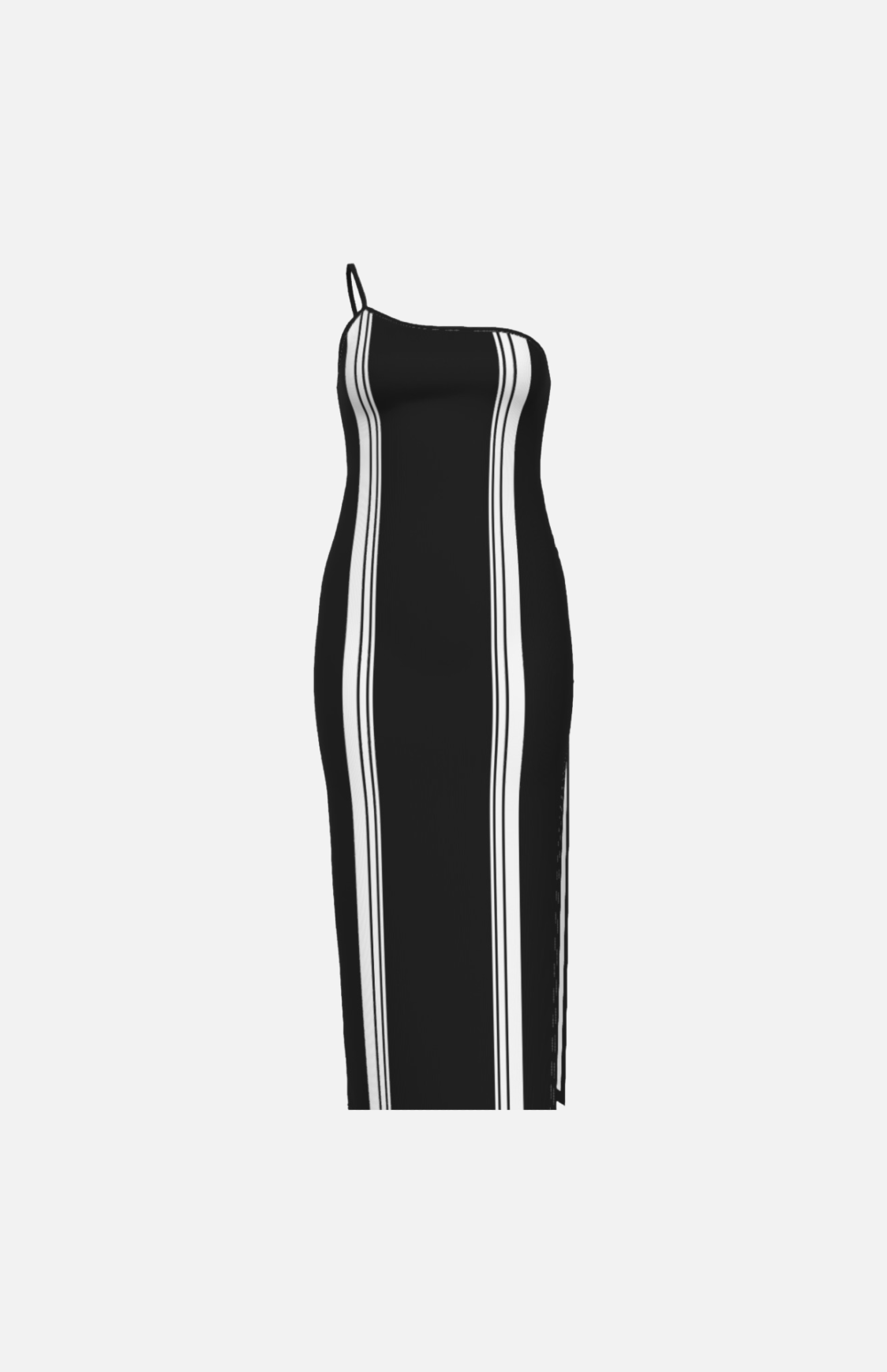 Villa Blvd ⱯPEX Diamond Facet One-Shoulder Dress ☛ Plus Size ☚