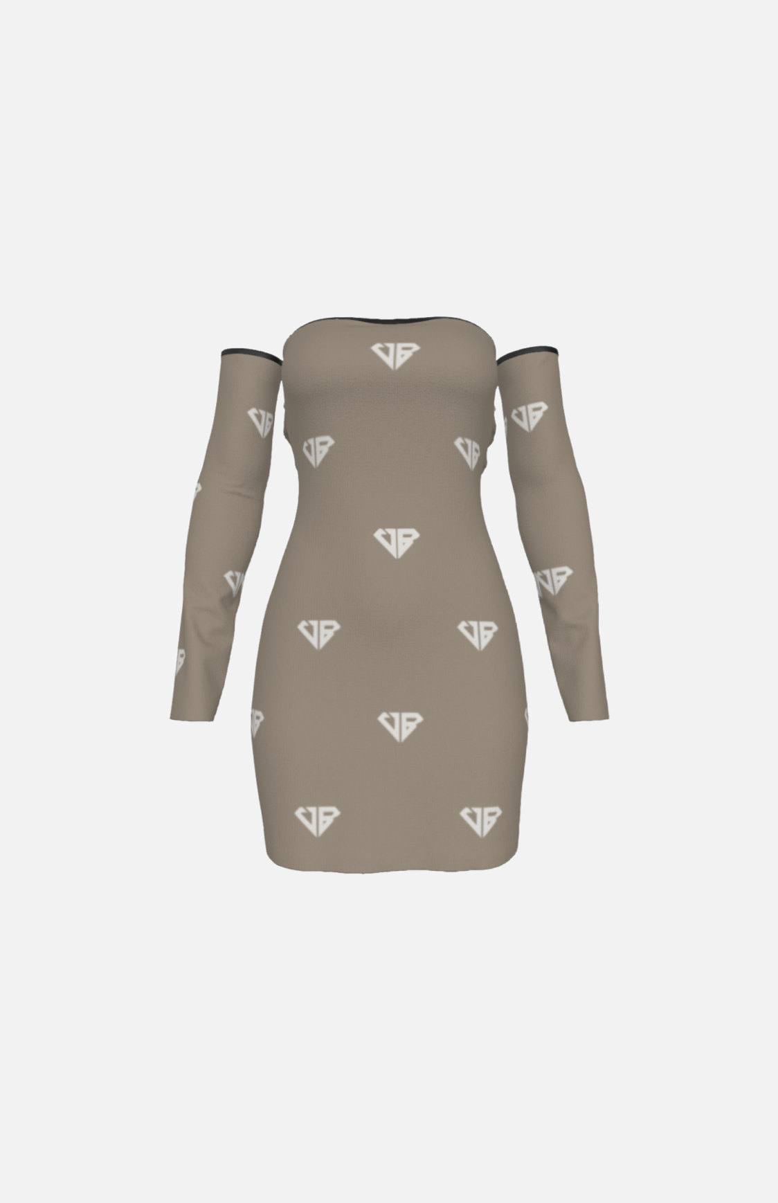 Villa Blvd ⱯPEX Diamond Off-Shoulder Dress