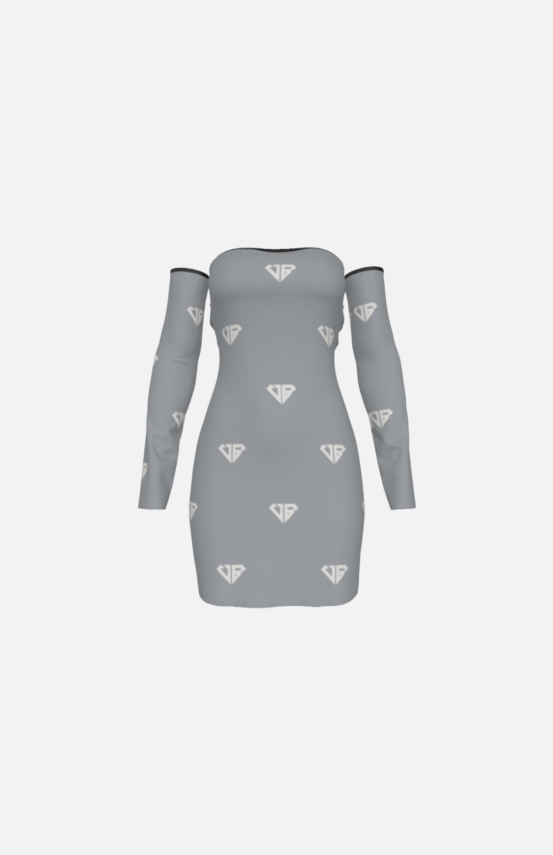 Villa Blvd ⱯPEX Diamond Off-Shoulder Dress