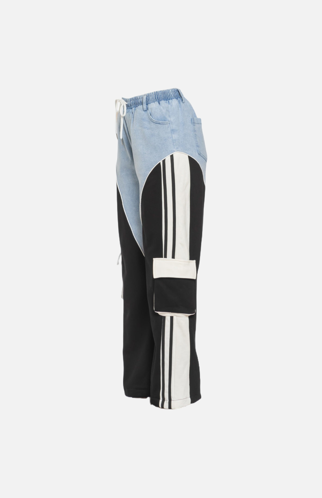 Villa Blvd ⱯPEX Panelled Striped Cargo Pants ☛ Multiple Colors Available ☚