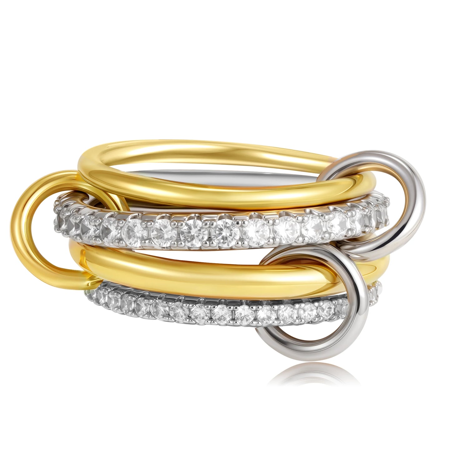 Villa Blvd Connected Layer Stack Rings ☛ Multiple Colors Available ☚