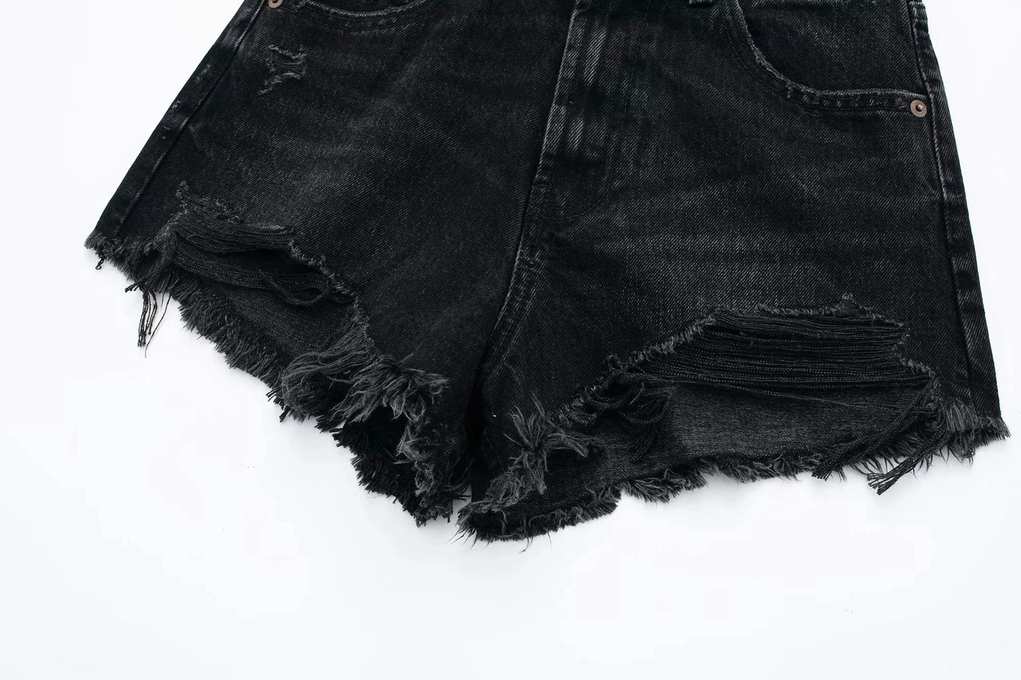 Villa Blvd Distressed Denim Jean Shorts ☛ Multiple Colors Available ☚