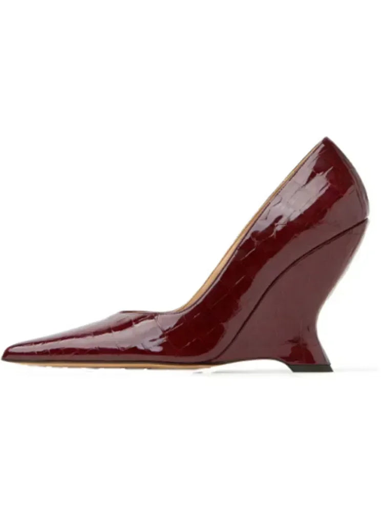 Villa Blvd Lacquer Passenger Heels ☛ Multiple Colors Available ☚