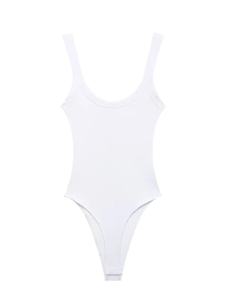 Villa Blvd Solid Ribbed Bodysuit ☛ Multiple Colors Available ☚