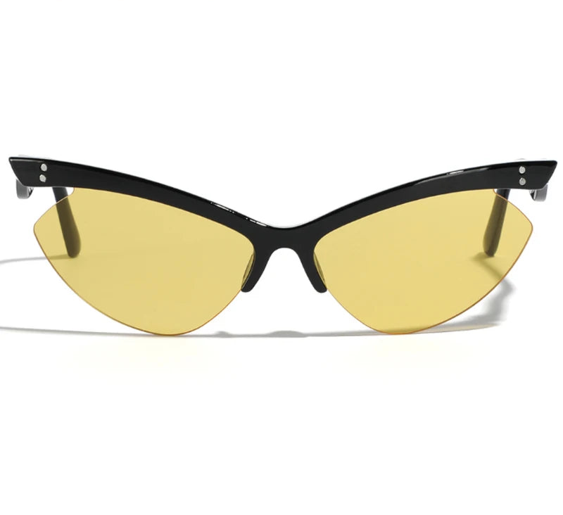 Villa Blvd Retro Wave Cat-Eye Sunglasses  ☛ Multiple Colors Available ☚