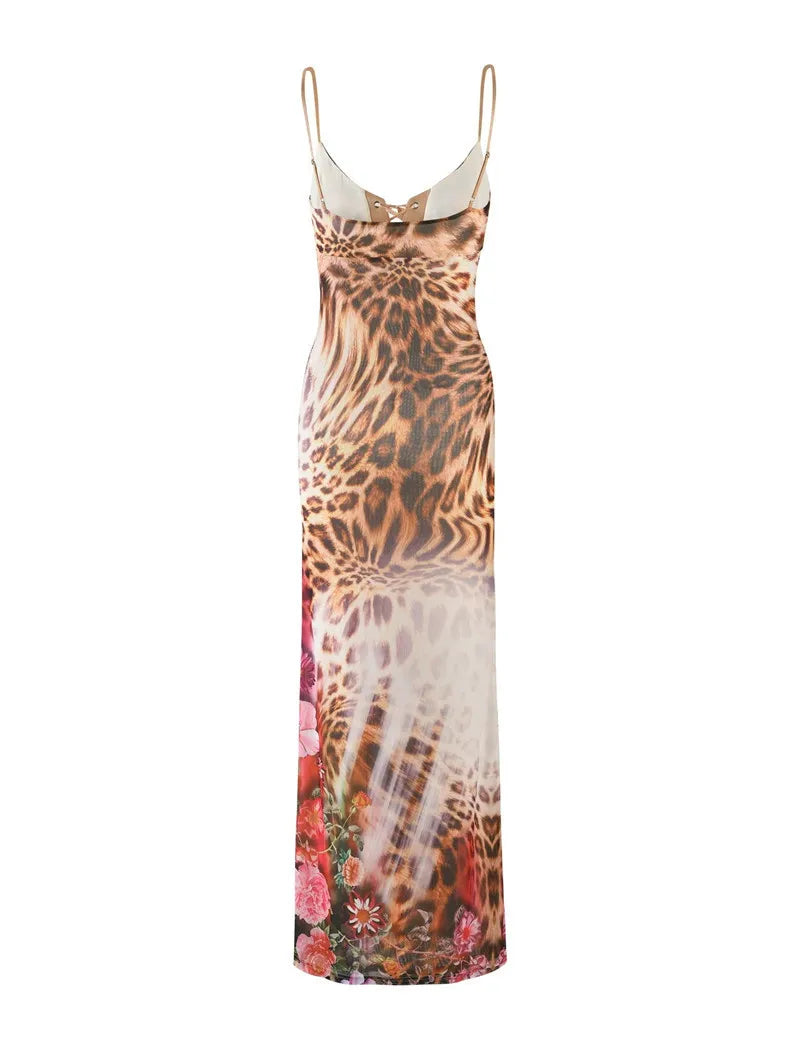 Villa Blvd Floral Kitten Camisole Dress