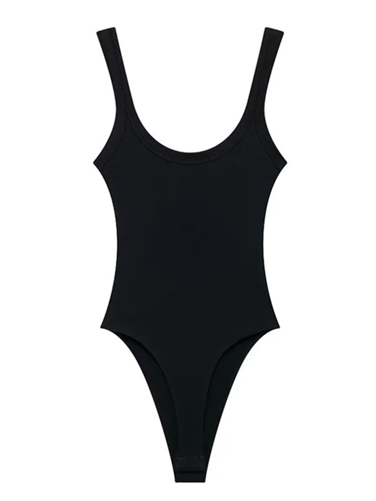 Villa Blvd Solid Ribbed Bodysuit ☛ Multiple Colors Available ☚