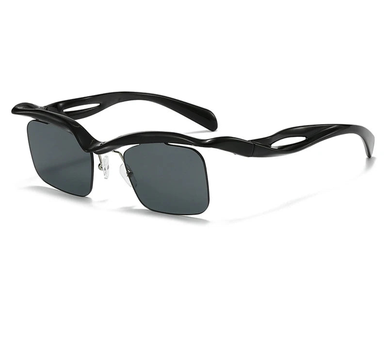 Villa Blvd Split Rim Square Sunglasses ☛ Multiple Colors Available ☚