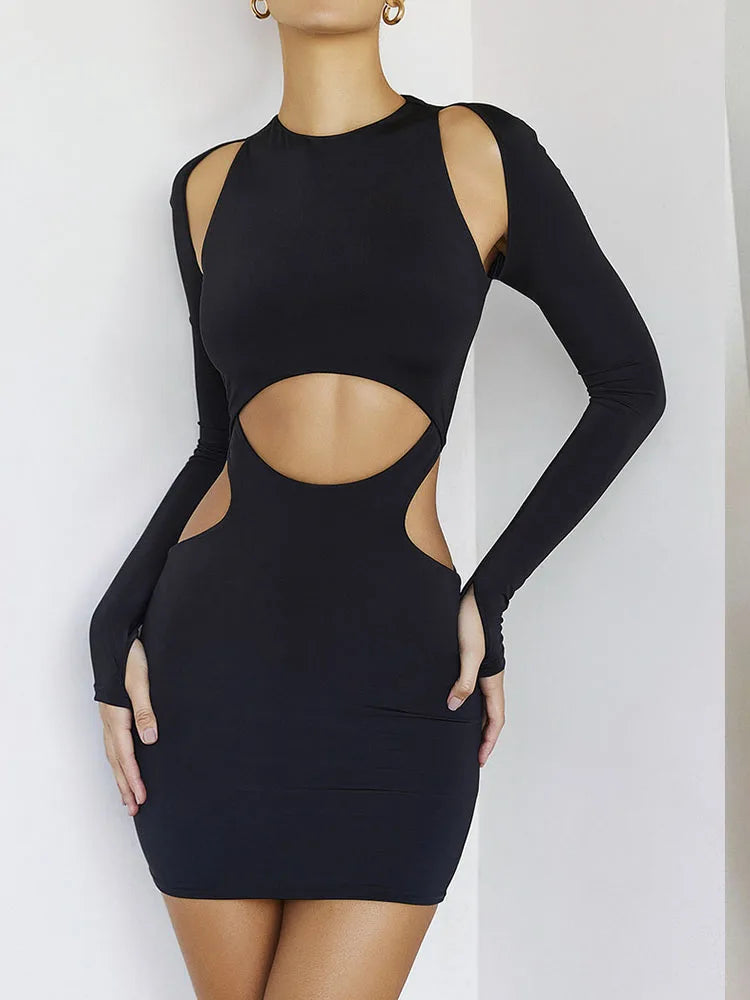 Villa Blvd Panel Cut Bodycon Dress