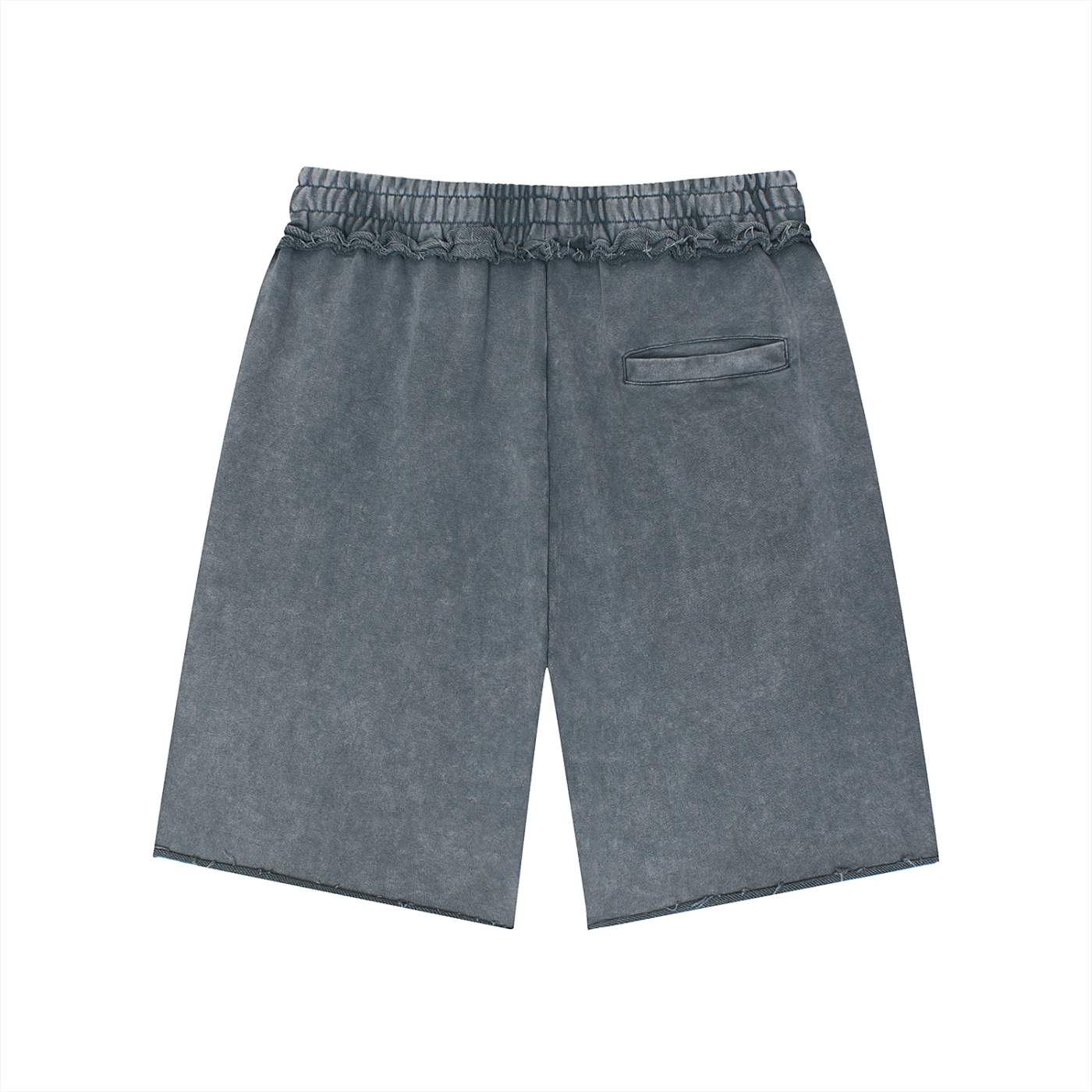 Villa Blvd Mineral Washed Raw Edge Shorts  ☛ Multiple Colors Available ☚