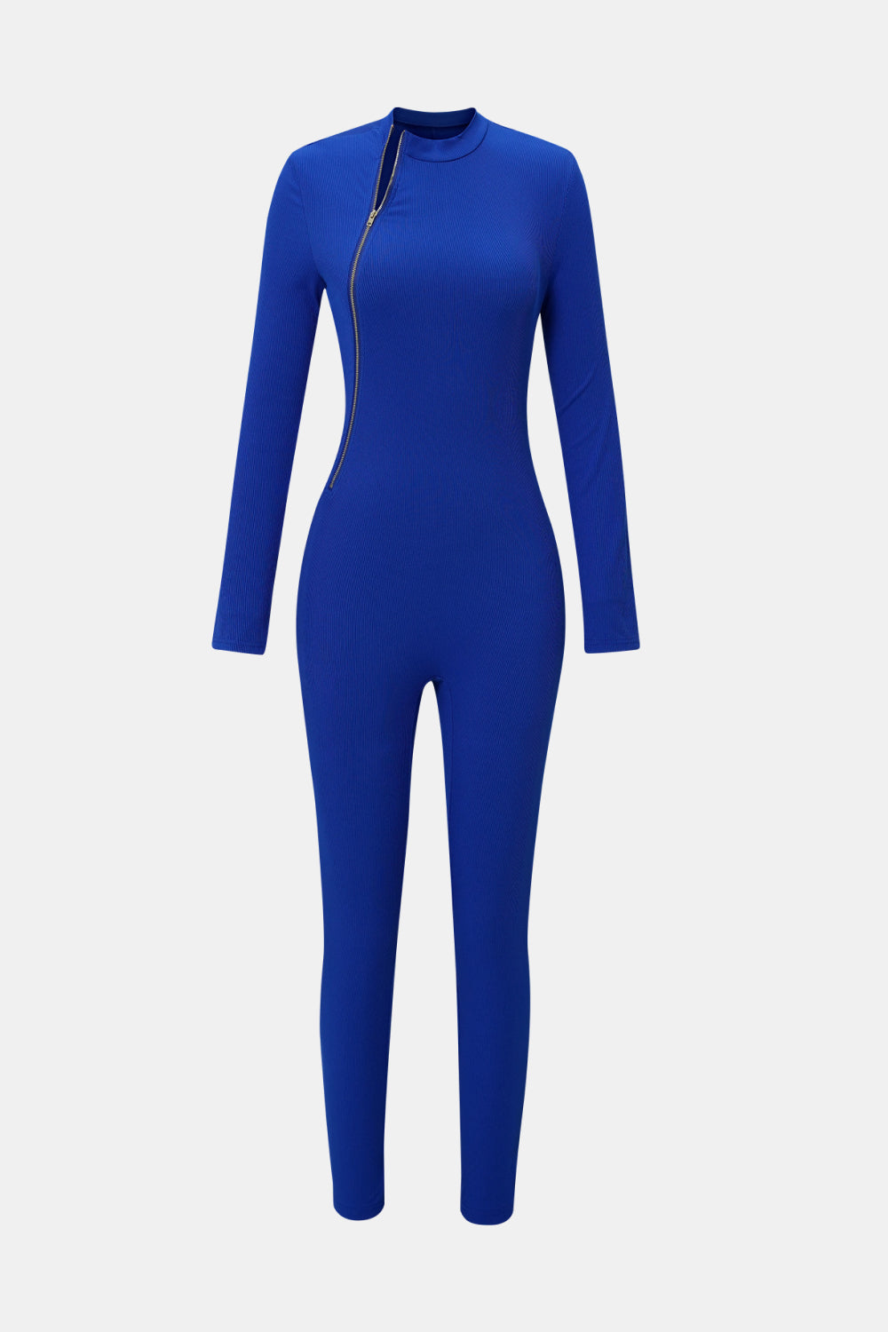 Villa Blvd Zipper Detail Long Sleeve Jumpsuit ☛ Multiple Colors Available ☚