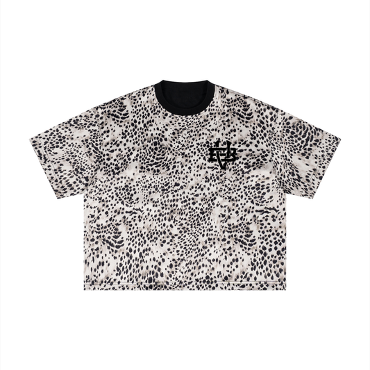 Villa Blvd Bold & Vintage Leopard Boxy T-Shirt