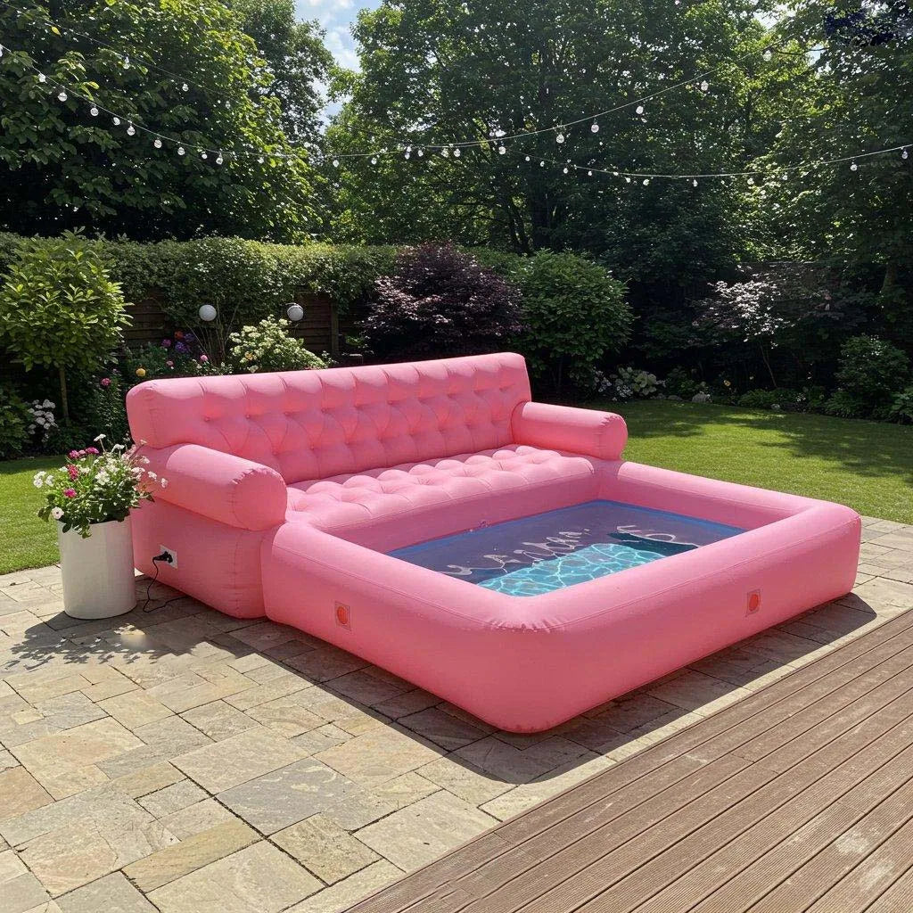 Villa Blvd Tufted Inflatable Pool ☛ Multiple Colors Available