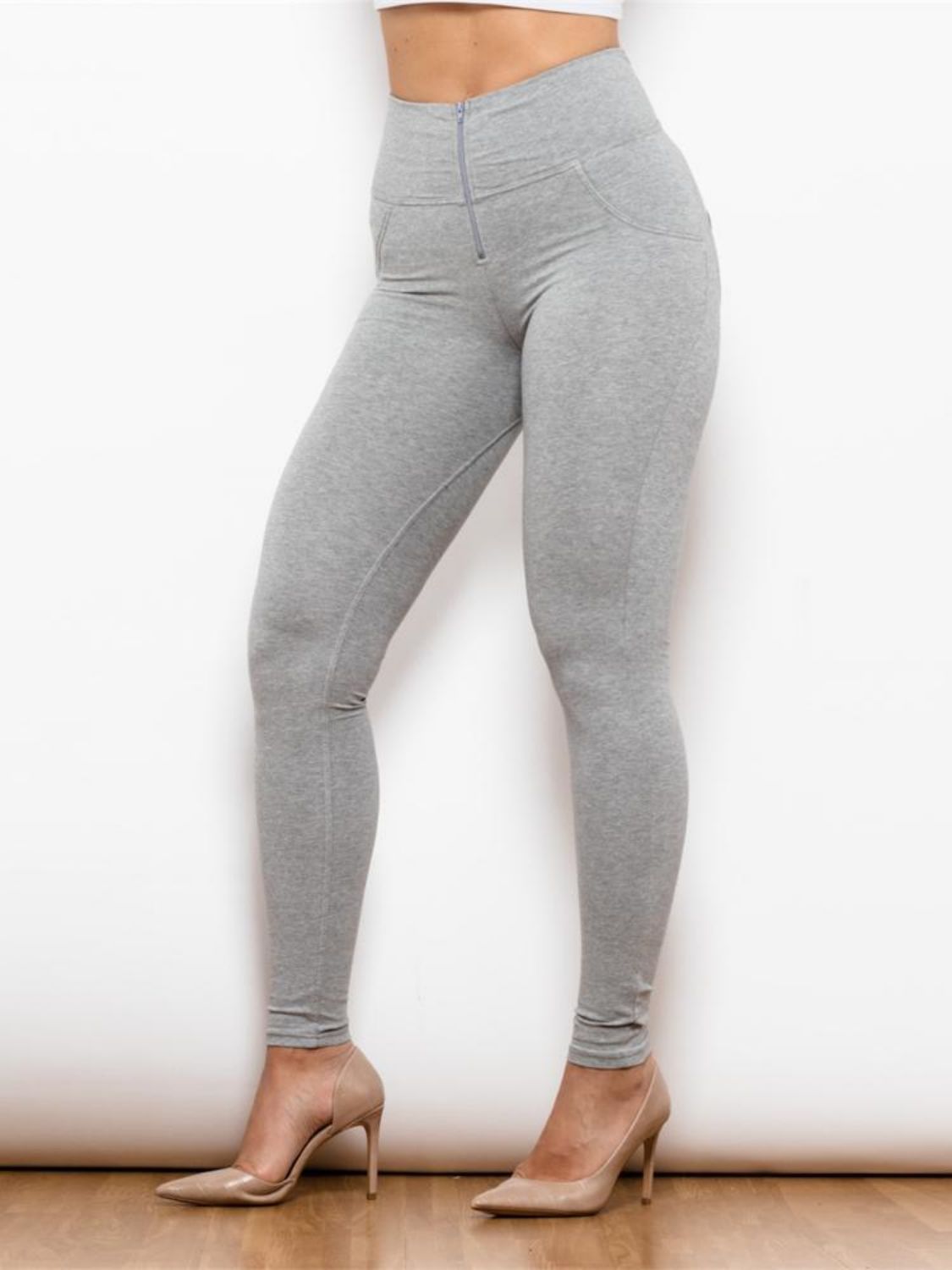 Villa Blvd Zipped High Waist Leggings