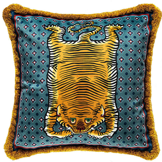 Villa Blvd Kirin Tiger Soft Velvet Cushion Cover ☛ Multiple Colors Available ☚