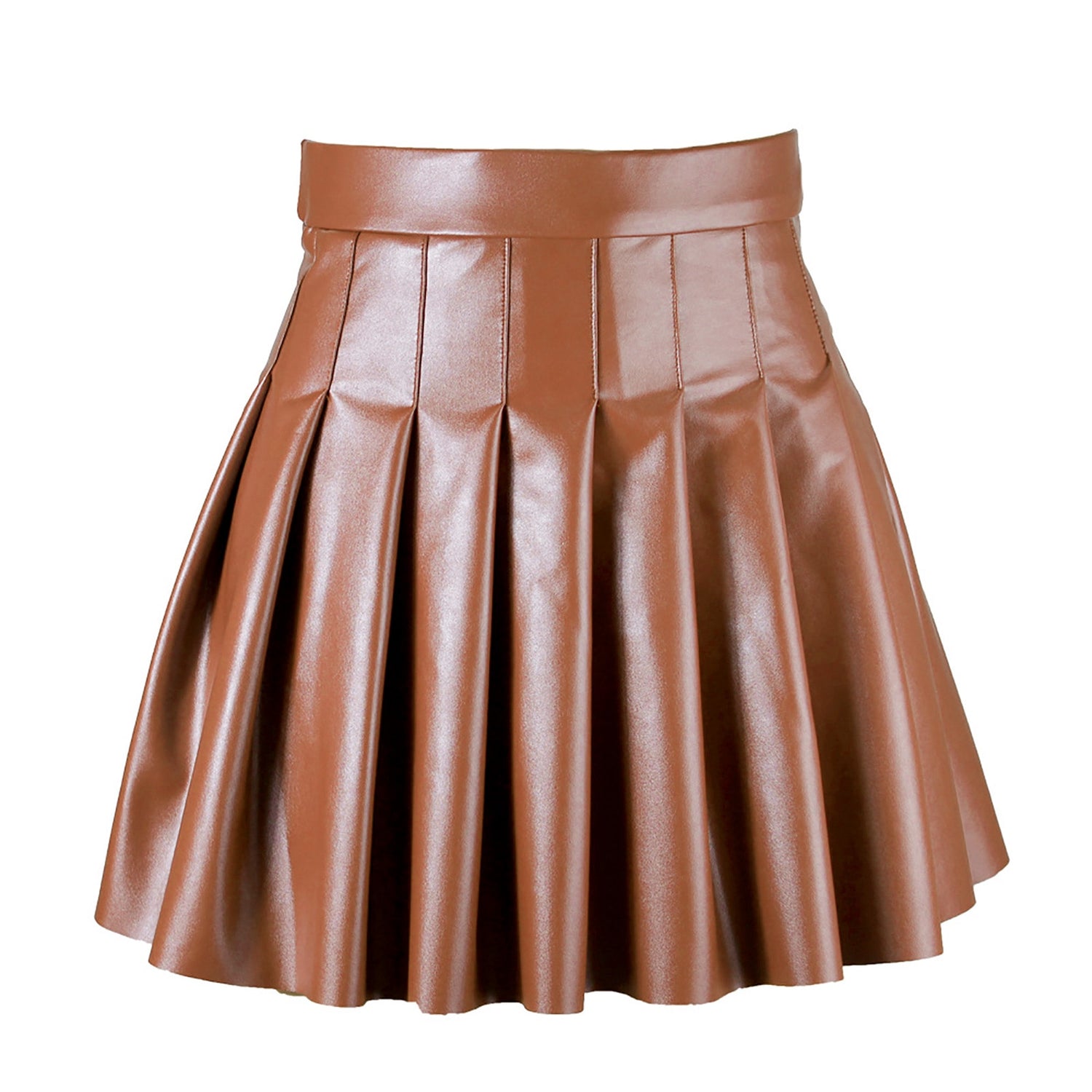 Villa faux shop leather skirt