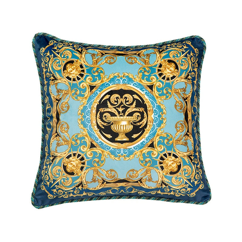 Villa Blvd Gold Medusa Luxury Velvet Cushion Cover ☛ Multiple Colors Available ☚