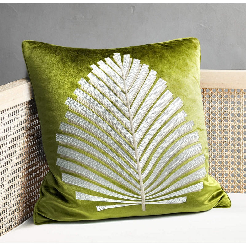 Villa Blvd Palm Leaf Cushion Covers ☛ Multiple Colors Available ☚
