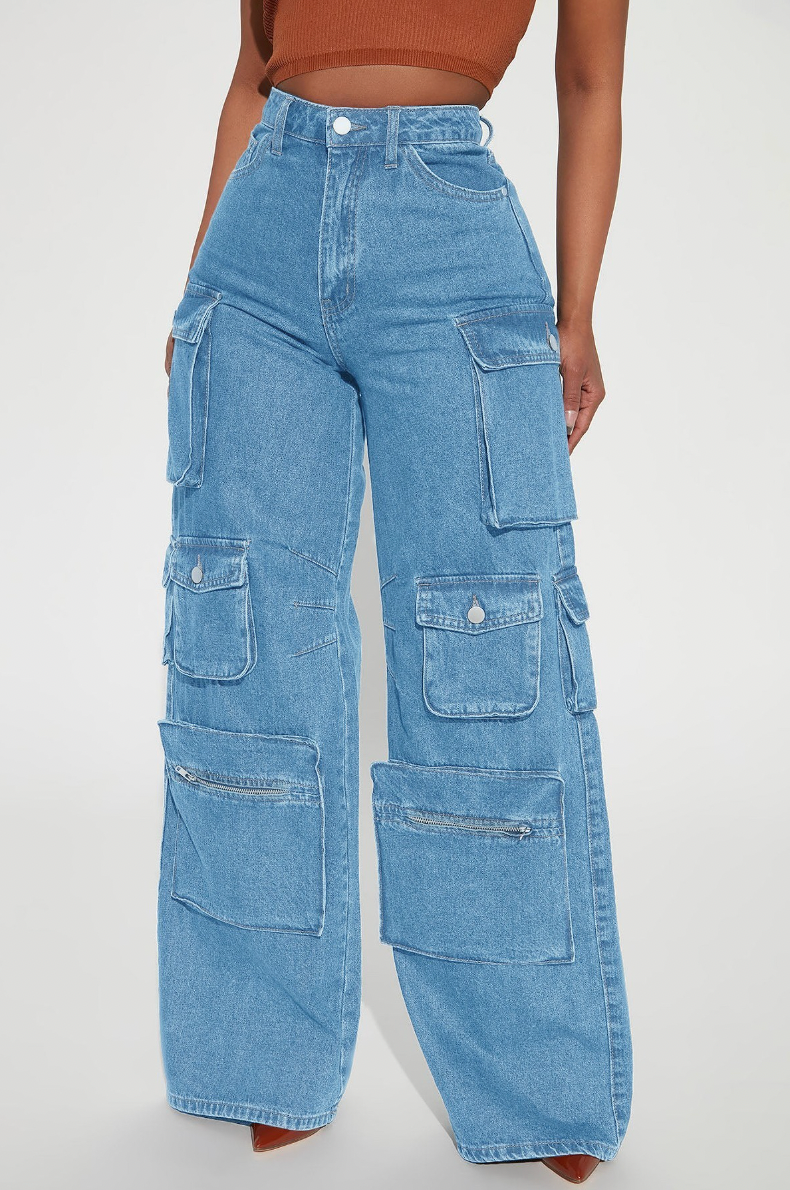 Villa Blvd XL Cargo Denim Jeans ☛ Multiple Colors Available ☚