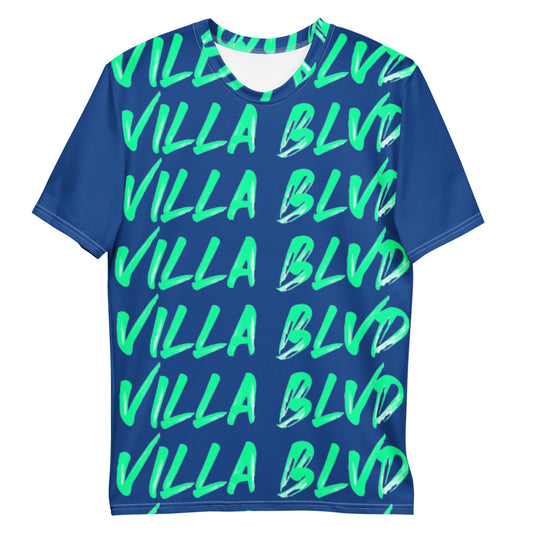 Villa Blvd Dripping T-shirt - Royal