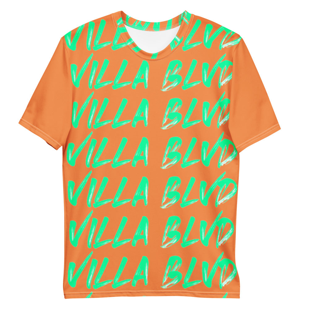 Villa Blvd Dripping T-shirt - Mandarin