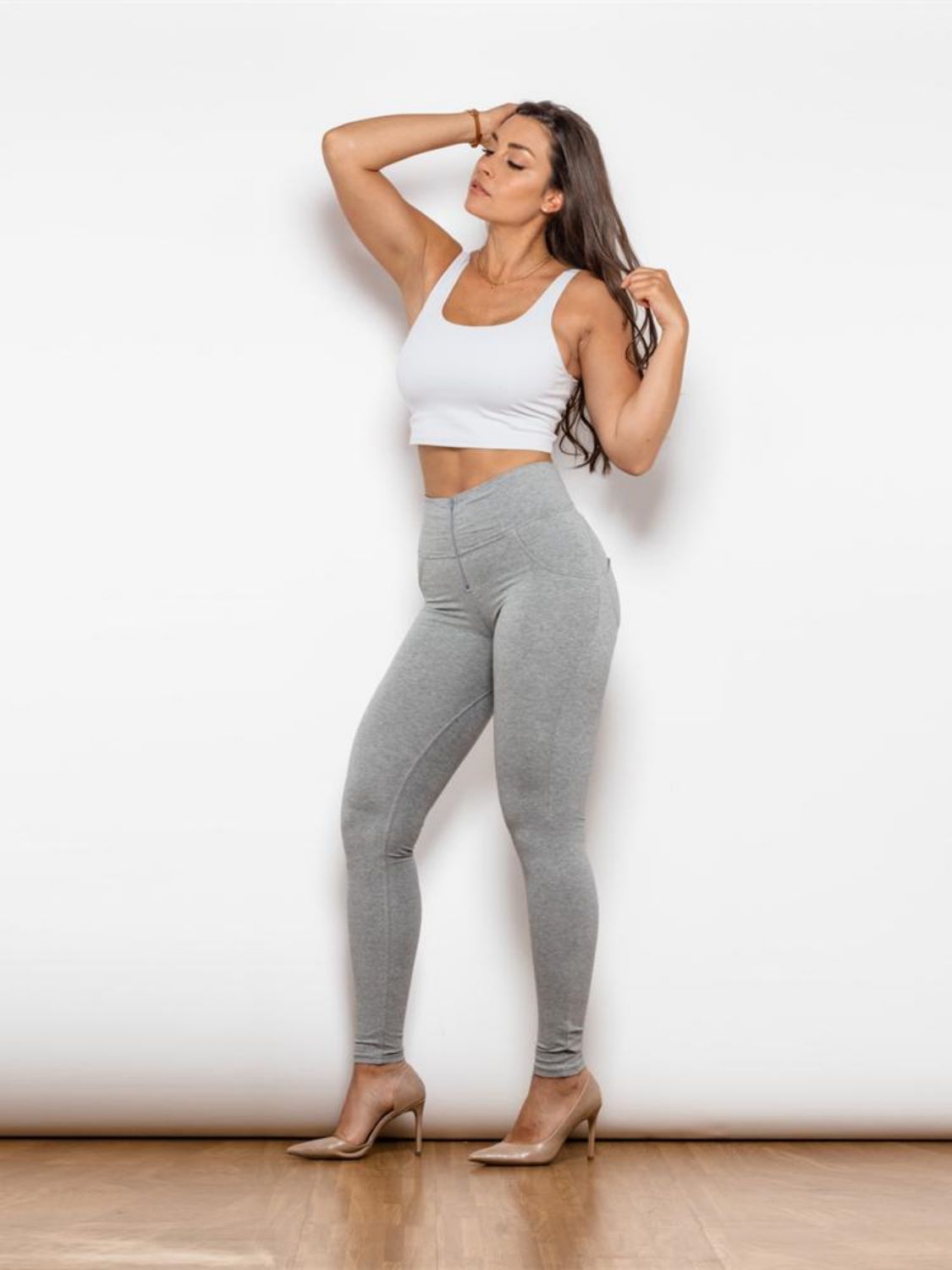 Villa Blvd Zipped High Waist Leggings