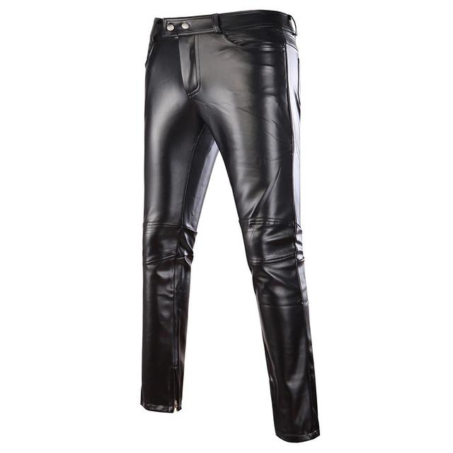 Black Vegan Leather Pant - SALE - Motto